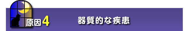 ④器質的な疾患